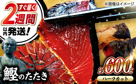 鰹たたき　約600g ポン酢付き / 簡易包装 高知 本格 カツオ 鰹 かつおたたき 瞬間冷凍 【株式会社　七和】[ATAX041]