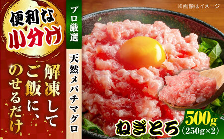まぐろ ねぎとろ 約500g（約250g×2パック）[AKAK120]