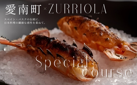 【 銀座 11年連続 二つ星 スペイン料理 の名店】 スリオラ 「 愛南町 特別コース 」 食事券 2名様分 東京 ペアチケット