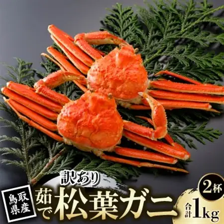 【先行予約】鳥取県産 訳あり 茹 松葉がに 500g×2杯(中村商店)26年12月・27年1月発送【配送不可地域：離島・北海道・沖縄県・東北・信越、北陸】【1692802】