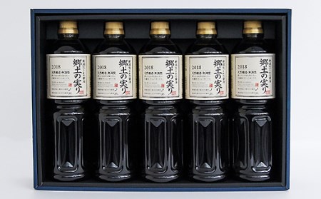 70-01A新潟県産醤油　郷土の実り　1Ｌ×５本入り