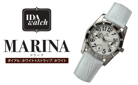 腕時計　MARINA【ダイアル：ホワイト/ストラップ：ホワイト】 ARG0001VC03
