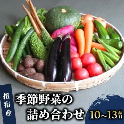 指宿産季節野菜の詰め合わせ10～13品目 岡村商店 IB024-010 旬野菜 旬野菜