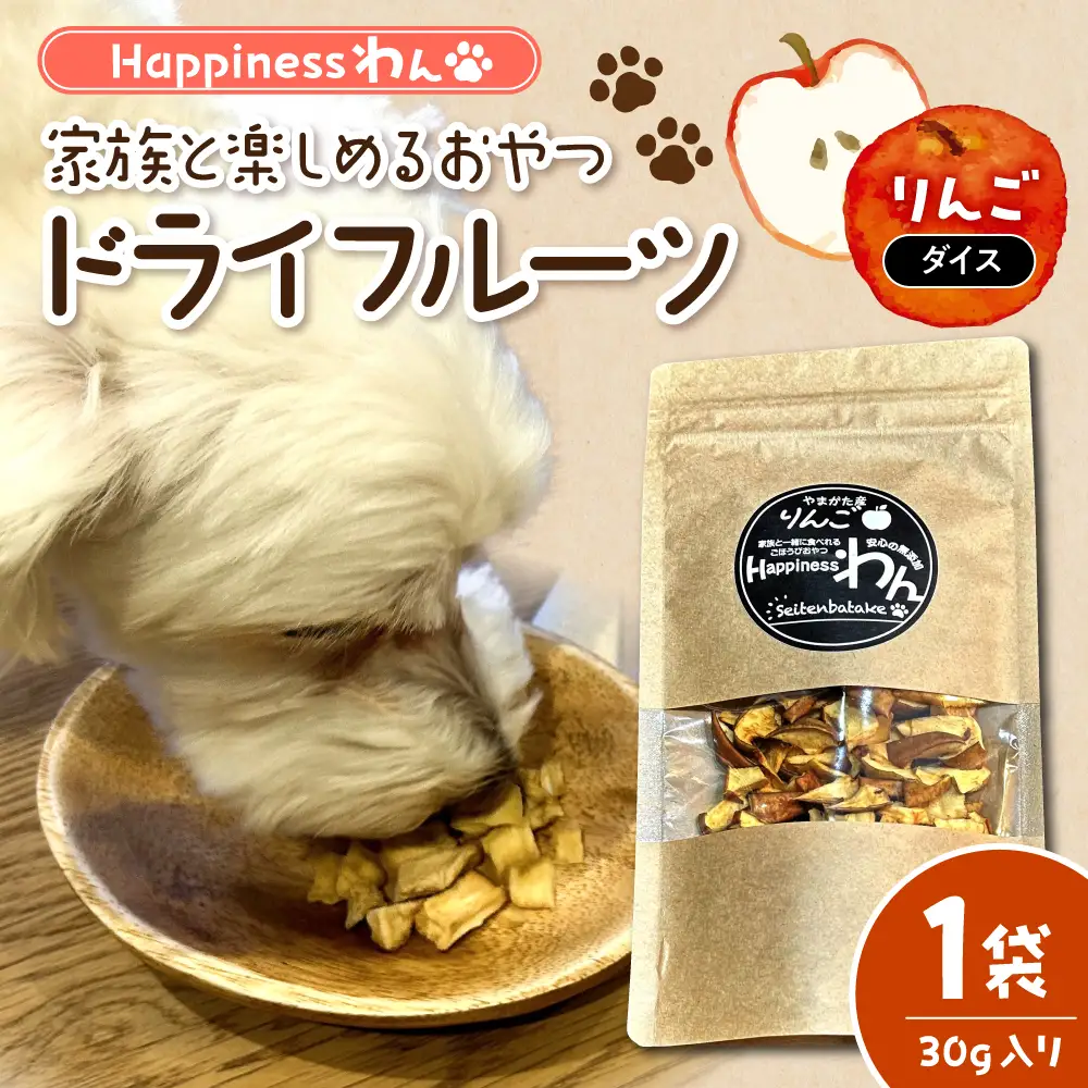 愛犬用 無添加おやつ ドライフルーツ 1袋 ダイス ペット おやつ