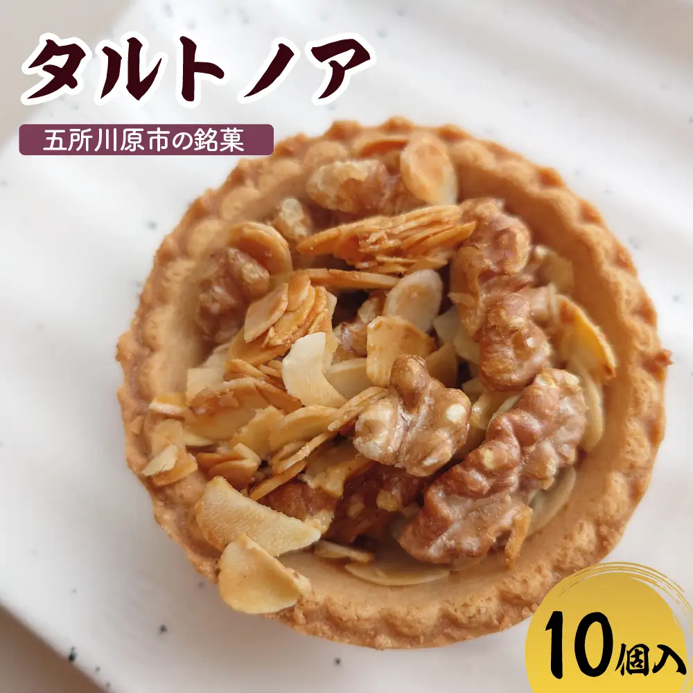 タルトノア　【10個】 ナッツ（くるみ・アーモンド）甘さ控えめ焼き菓子 不二屋製菓