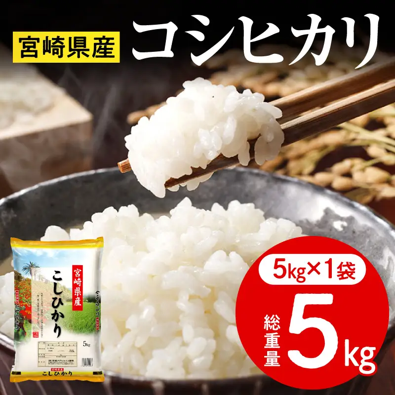 米 コシヒカリ 宮崎県産 5kg 令和7年産 お米 コシヒカリ