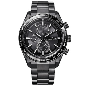 シチズン Attesa 腕時計 アテッサ AT8294-59E CITIZEN 時計 ACT Line ブラックチタン シリーズ 岩手県 北上市 Y0065 松村時計店 メンズ 時計 防水 10気圧防水 エコ・ドライブ 光光発電約10ヶ月 発電 贈り物 記念日ギフト 父の日 母の日 誕生日 結婚祝い 結婚記念日 お祝い ビジネスウォッチ クリスマス メンズウォッチ
