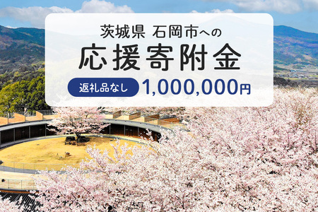 【応援寄附】茨城県石岡市　返礼品なしのご寄附　1.000.000円 茨城県 石岡市 G19-006