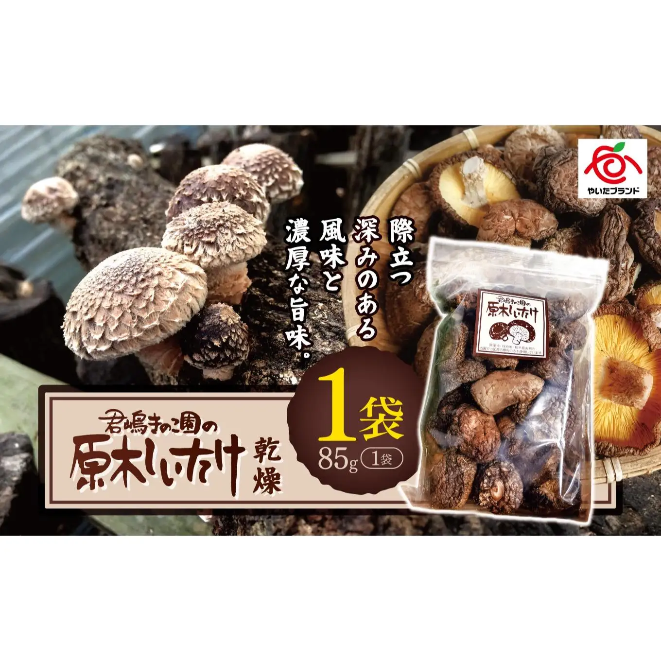 乾燥しいたけ 1袋｜徳用 家庭用 栃木県 矢板市 しいたけ 椎茸 産地直送 乾燥