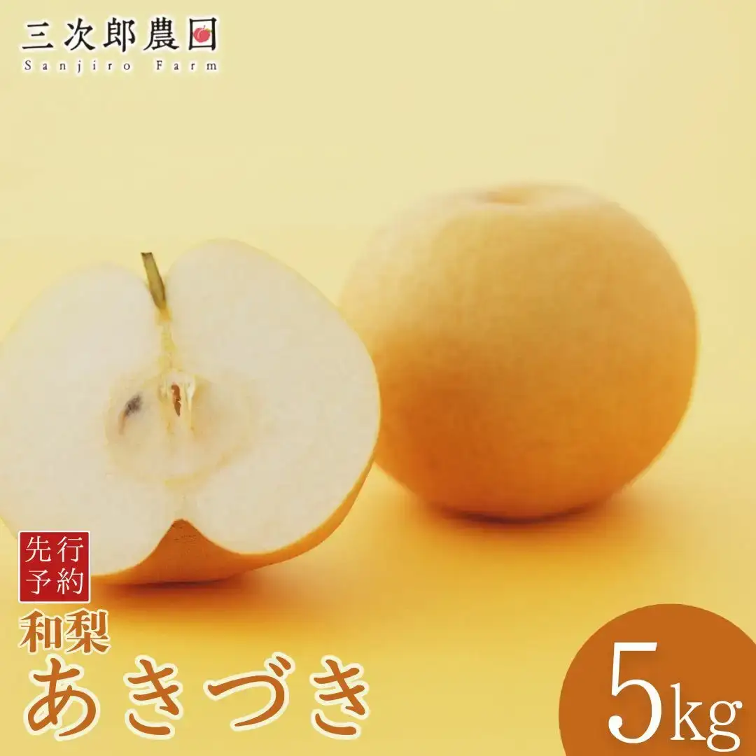 先行予約 和梨 あきづき 約5kg 令和8年度 新潟県三条市産
