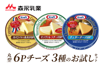 チーズ 丸形 6Pチーズ 3種 お試し セット 詰め合わせ 食べ比べ