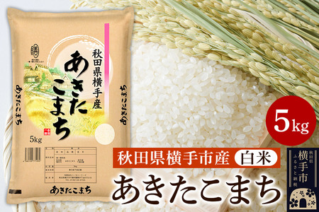 【白米】令和7年産 横手市産 あきたこまち 5kg