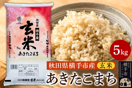 【玄米】令和7年産 横手市産 あきたこまち 5kg