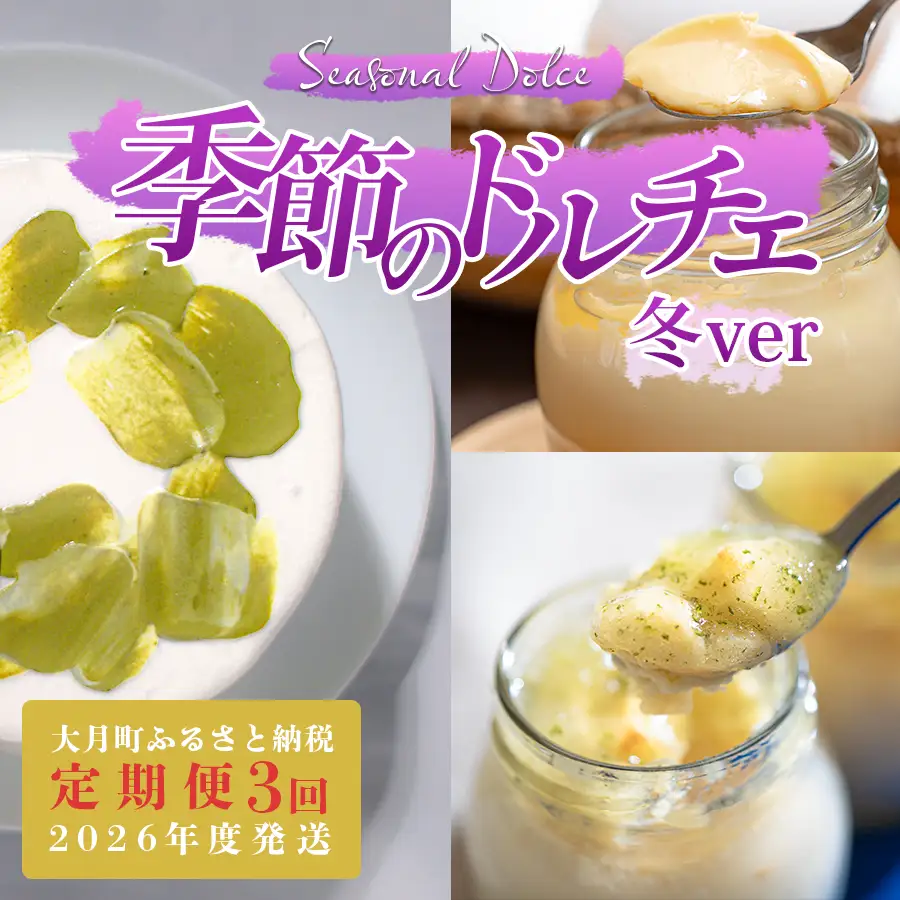 【定期便 3回】スイーツ ドルチェ チーズケーキ プリン シフォンケーキ 12～翌2月 デザート