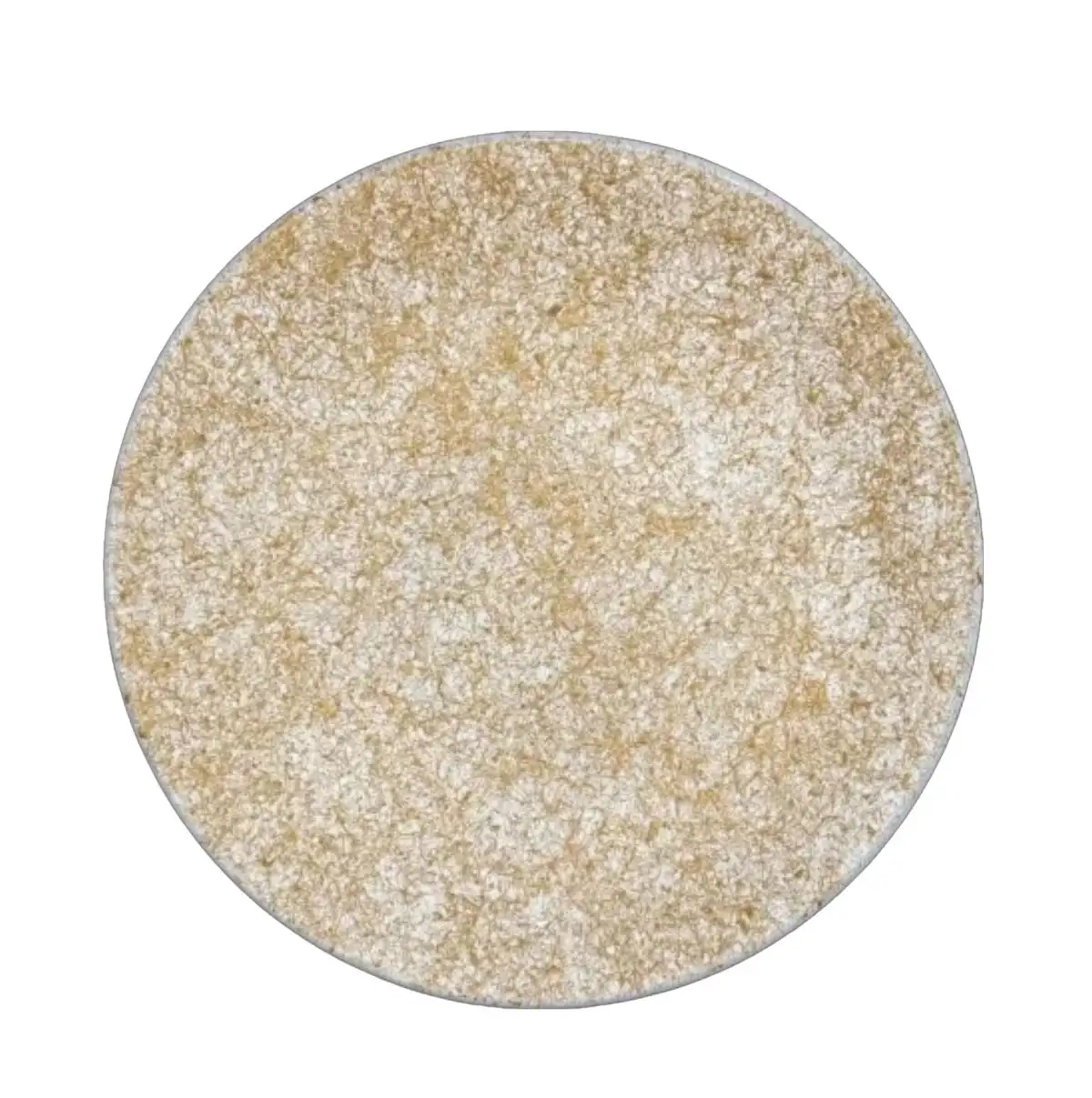 丸小皿 乱糸（マット仕上げ）純白［NF182］