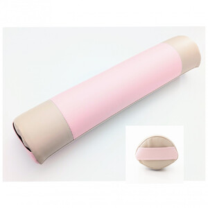 【特許・意匠取得／日本製】寝返りが整体になる《願えりまくらＬ(ロング)》ピンクベージュ