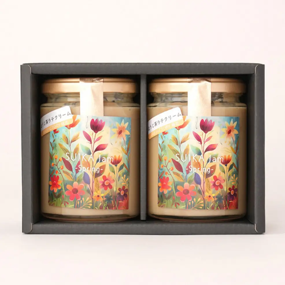 自家製ジャム2個［ほうじ茶ラテクリーム］