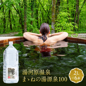 湯河原温泉まゝねの湯源泉100 2L×6本 | 湯河原町 温泉 美容 ホームスパ リフレッシュ