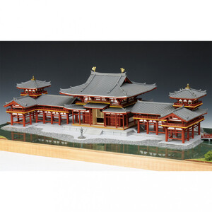 ウッディジョー　1/120　平等院鳳凰堂　木製模型キット
