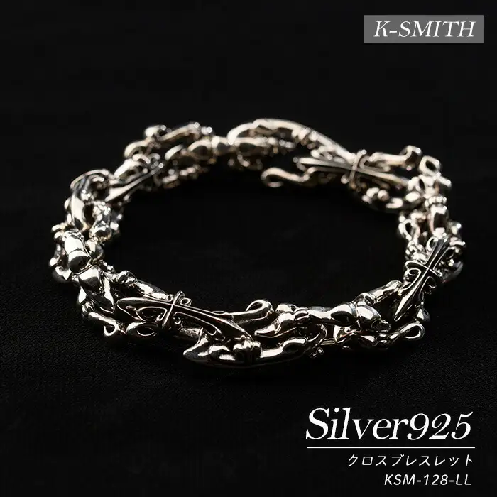 クロスブレスレットKSM-128-LL【K-SMITH】k-smith-1580