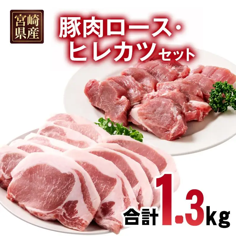 宮崎県産豚肉 ロース・ヒレカツセット 合計20枚＜70-19a＞