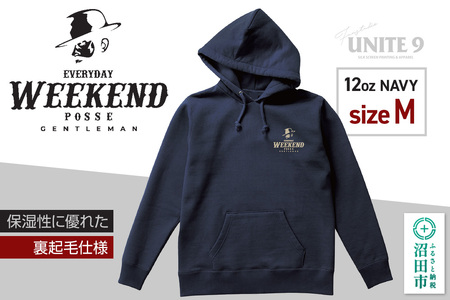 パーカーEVERYDAY WEEKEND POSSE ／12oz foodie  EWP-1 ネイビーM