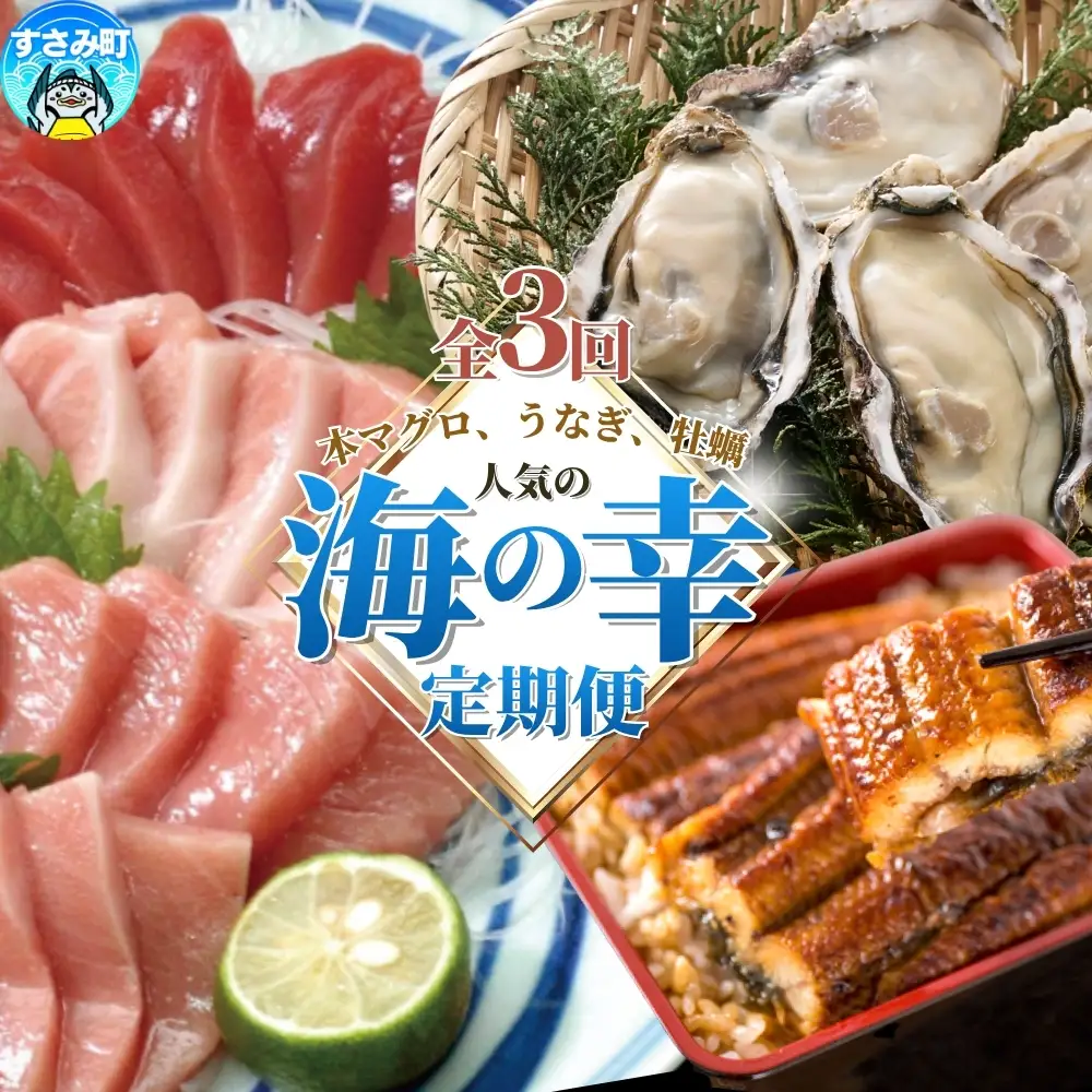 定期便 【全3回】海の幸定期便【tkb607】