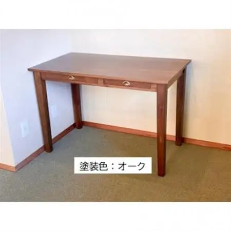 つばきやの学習机W80×D60×H73cm　オーク【1688250】