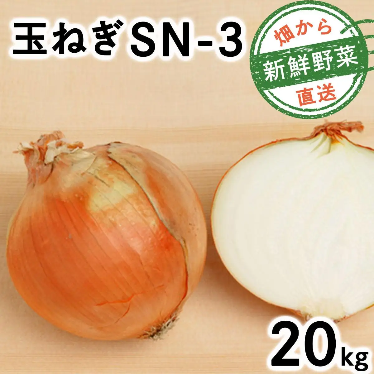 【先行予約】畑から直送の新鮮野菜！玉ねぎ(SN-3) 20kg [a168-003] 