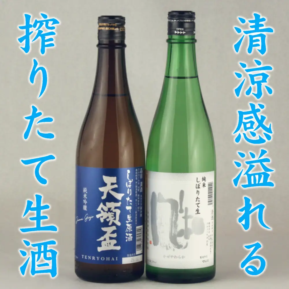 金鶴・天領盃の新酒生酒 720mlX2本セット