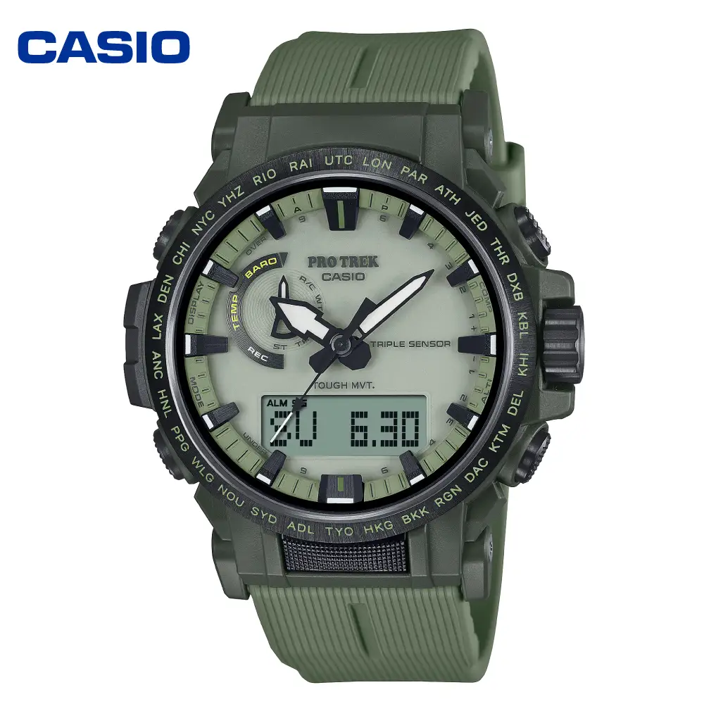 【CASIO】腕時計 PROTREK PRW-61LD-3JF 山形県 東根市 hi011-136 (腕時計 時計 ウォッチ watch カシオ CASIO PRO TREK プロトレック メンズ 男性 電波 ソーラー お洒落 おしゃれ ファッション コレクション コレクター グリーン 自然 アウトドア ハイキング ギア 多機能 国内正規品 山形県 東根市 ふるさと納税 人気)