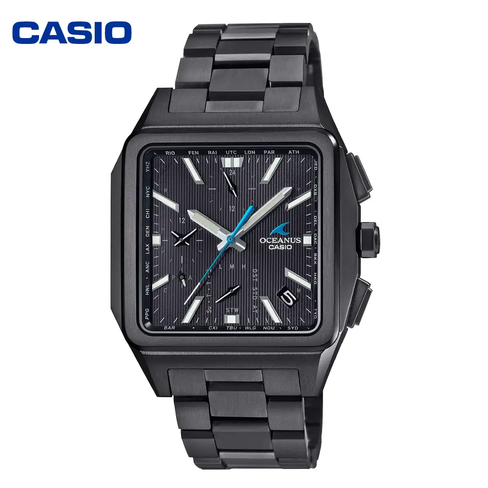 【CASIO】腕時計 OCEANUS OCW-T5000B-1AJF 山形県 東根市 hi011-122 (腕時計 時計 ウォッチ watch カシオ CASIO OCEANUS オシアナス メンズ 男性 電波 ソーラー お洒落 おしゃれ ファッション コレクション コレクター ブラック black アウトドア 多機能 国内正規品 山形県 東根市 ふるさと納税 人気)