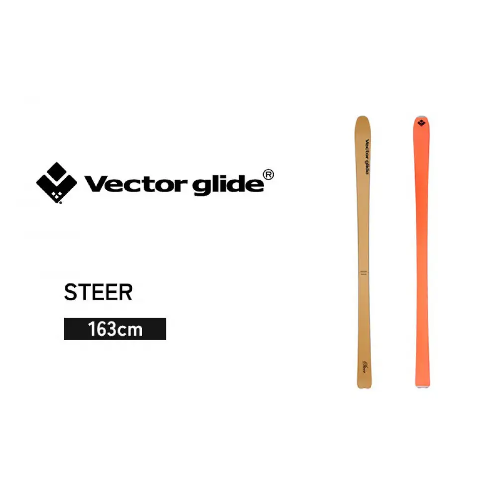 【VECTOR GLIDE】スキー板 STEER 163cm | スキー板 フリーライド パウダースノー スキー用品