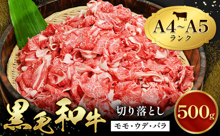 黒毛和牛 切り落とし 小分け 500g A4 A5 黒毛和牛