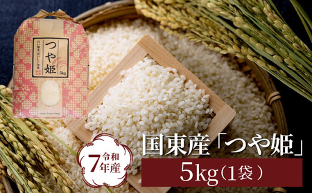 【在庫限り】令和7年産米 食味値80点以上/国東産「つや姫」5kg×1袋 _1673R-1