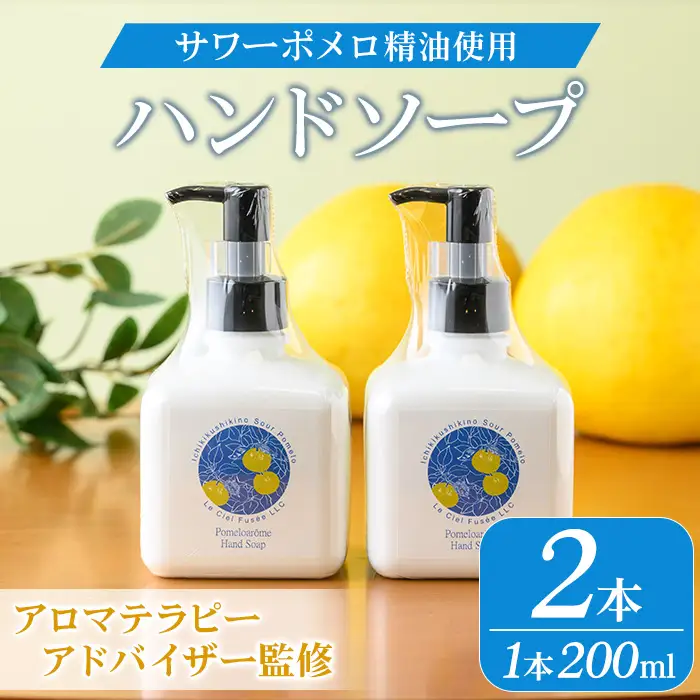 サワーポメロ ハンドソープ 200ml × 2本【00-090-22】
