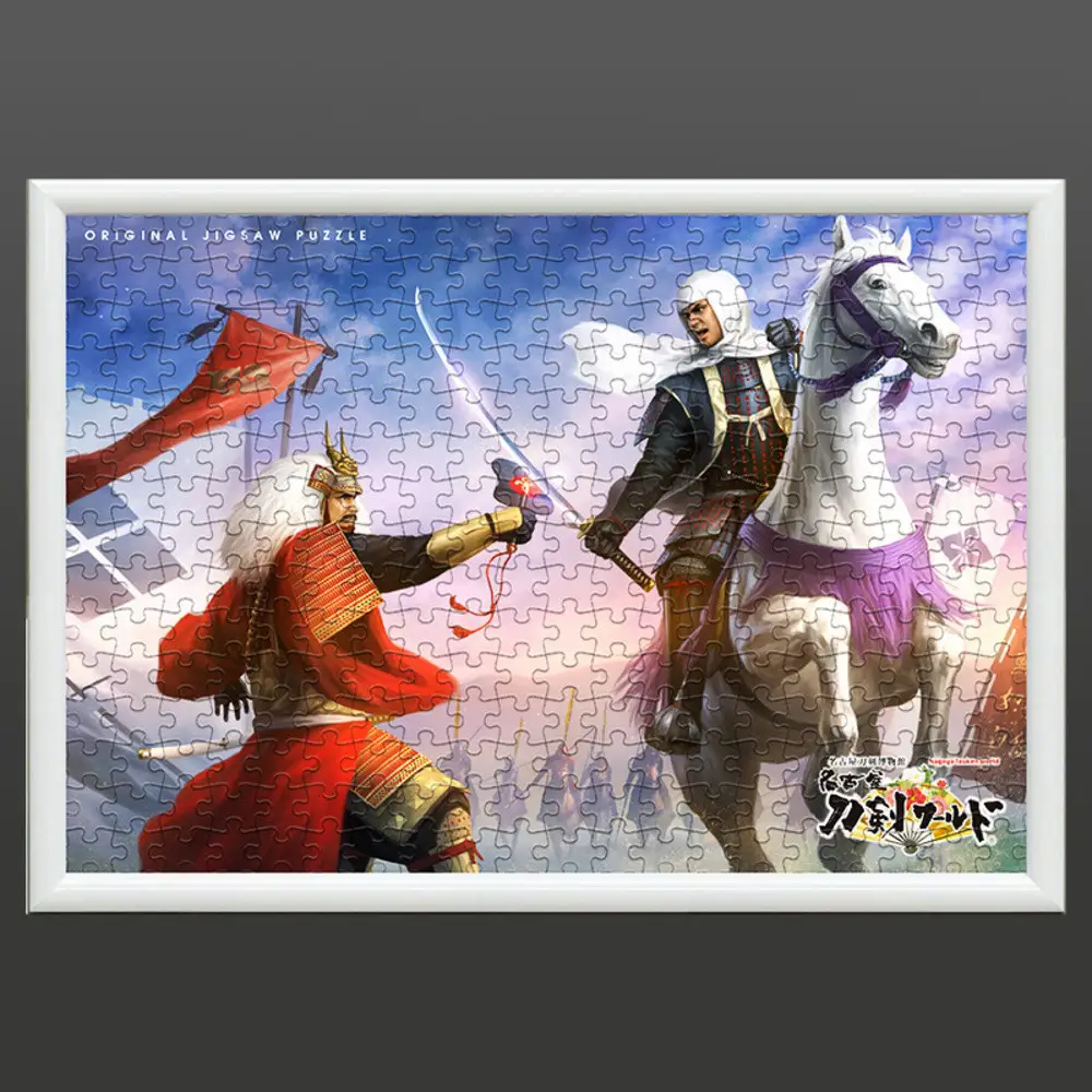 オリジナル【戦国武将ジクソーパズル】龍虎激突-上杉・武田- 300ピース／名古屋刀剣博物館