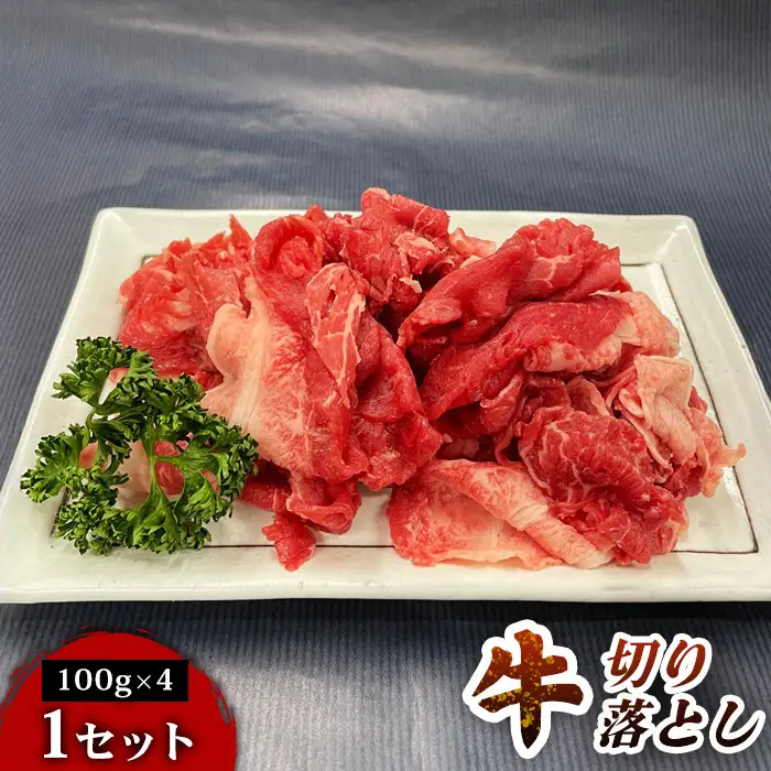 仙台牛切り落とし（100g×4パック） 1セット 仙台牛