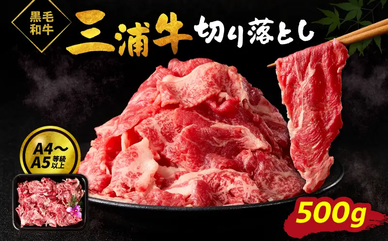 三浦牛切り落とし（500g） M082-002 肉 牛肉 冷凍