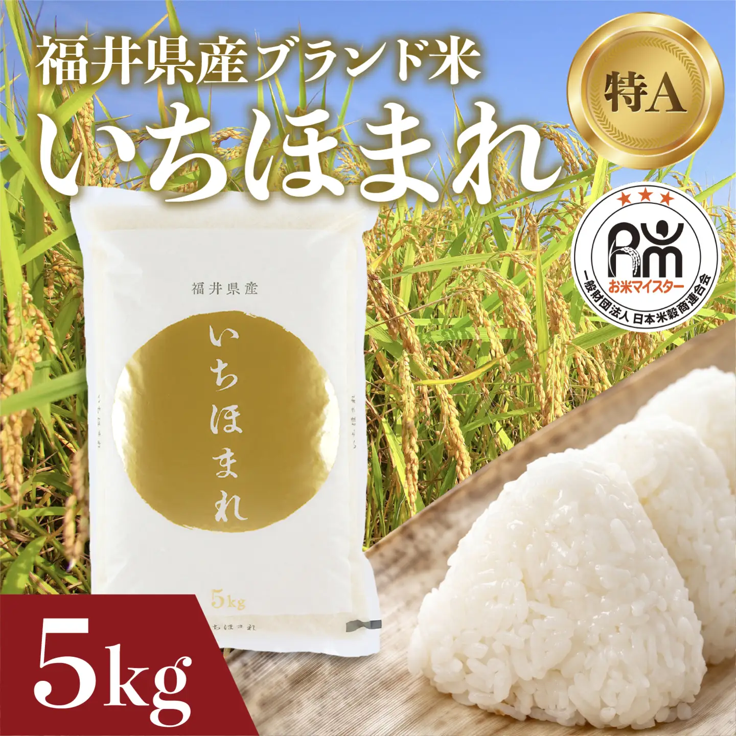 【寄付額見直し】令和7年産 いちほまれ 5kg（5kg × 1袋）