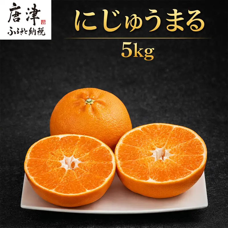 『先行予約』【令和9年3月上旬より順次発送】◎にじゅうまる◎ 5kg 佐賀県産【高級柑橘みかん】