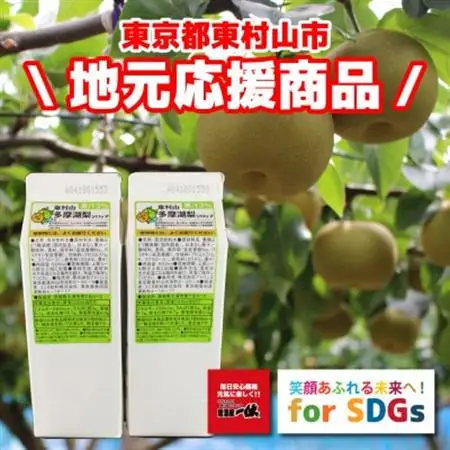 東村山SDGs多摩湖梨シロップ　6本セット【1421457】