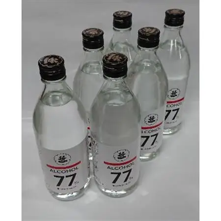 笹一　アルコール77　ウオッカ　500ml　6本【1183936】