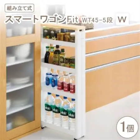スマートワゴンFit　WT45-5段　W(組み立て式)【1457757】