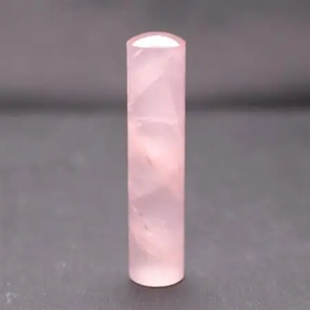 そらのハンコ工房 宝石印鑑 ローズクォーツ(13.5×60mm)【配送不可地域：離島】【1295828】