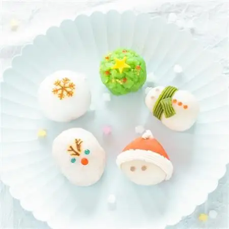 12月上旬以降順次発送 クリスマス 【聖夜の上生菓子】 5種×2セット 計10個【配送不可地域：離島】【1361302】