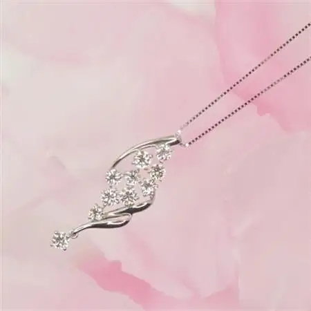 プラチナ 1.0ctダイヤモンド　ネックレス　HH018747【配送不可地域：離島・沖縄県】【1392929】