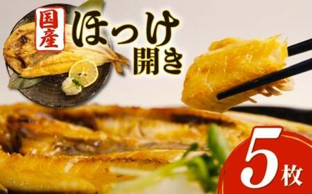 国産ほっけ 5枚 無添加 沼津 ほっけ