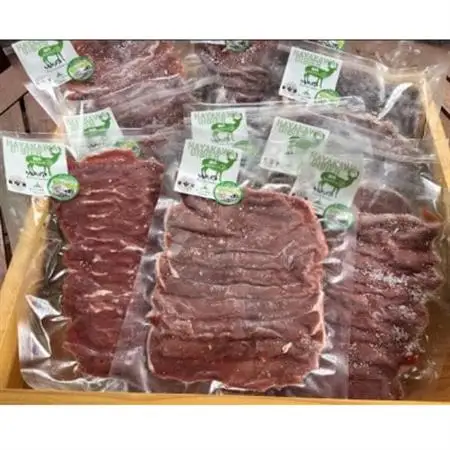 【早川ジビエ】鹿肉しゃぶしゃぶ用1mmスライス 100g×10パックセット【配送不可地域：離島】【1526203】