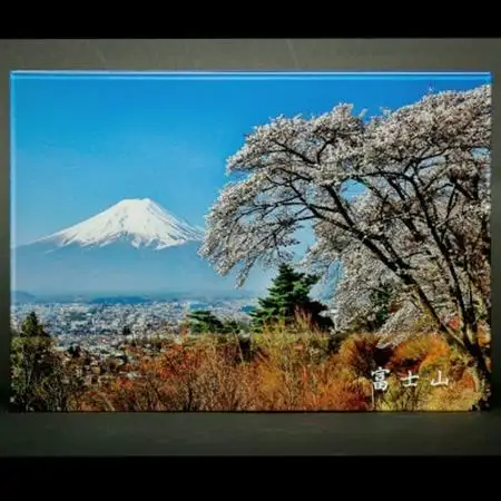 富士山アクリルパネル　A4　春【配送不可地域：離島】【1542295】